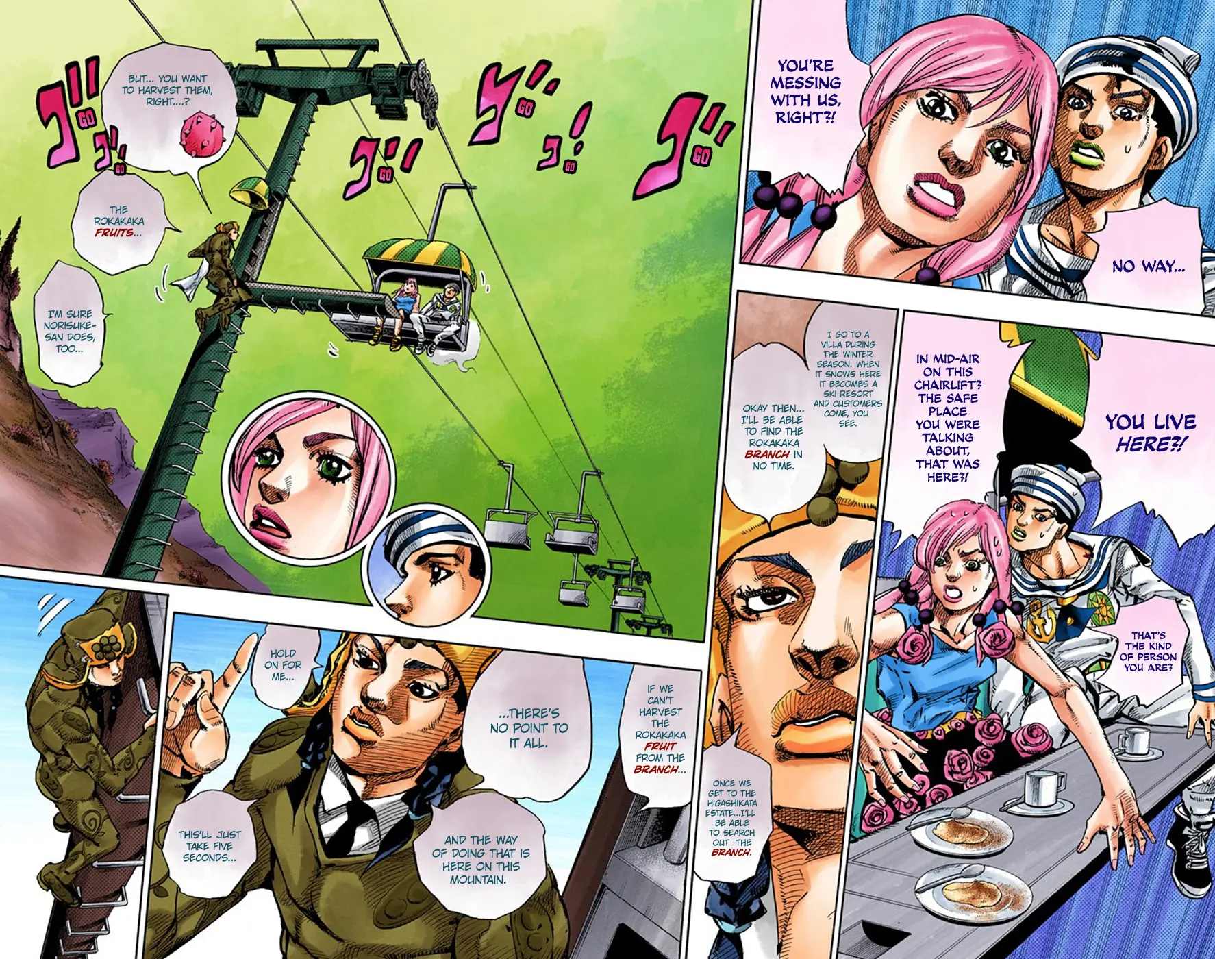 JoJo's Bizarre Adventure, Part 8: JoJolion Colored Manga β Chapter 65 β Page 36