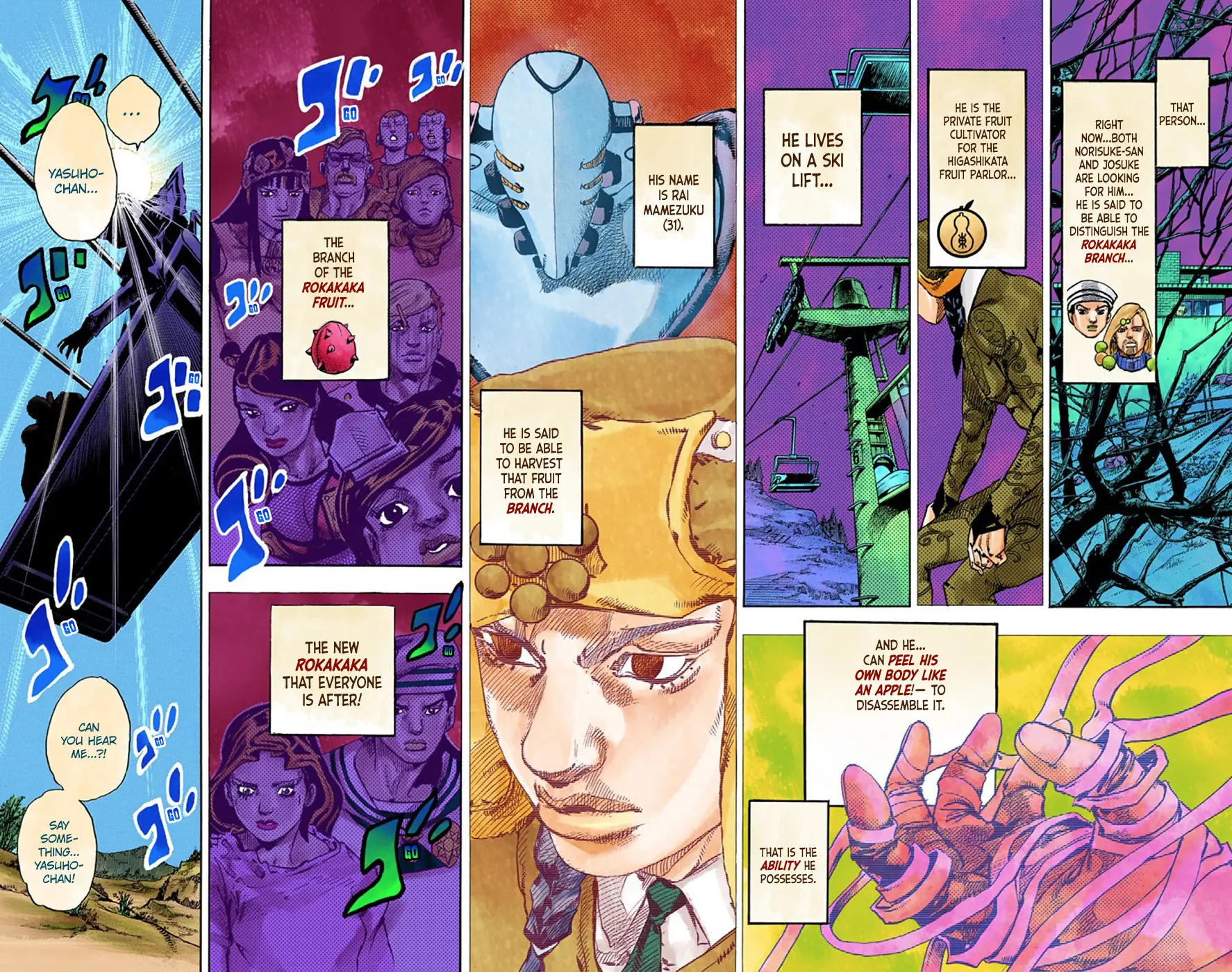 JoJo's Bizarre Adventure, Part 8: JoJolion Colored Manga β Chapter 67 β Page 8