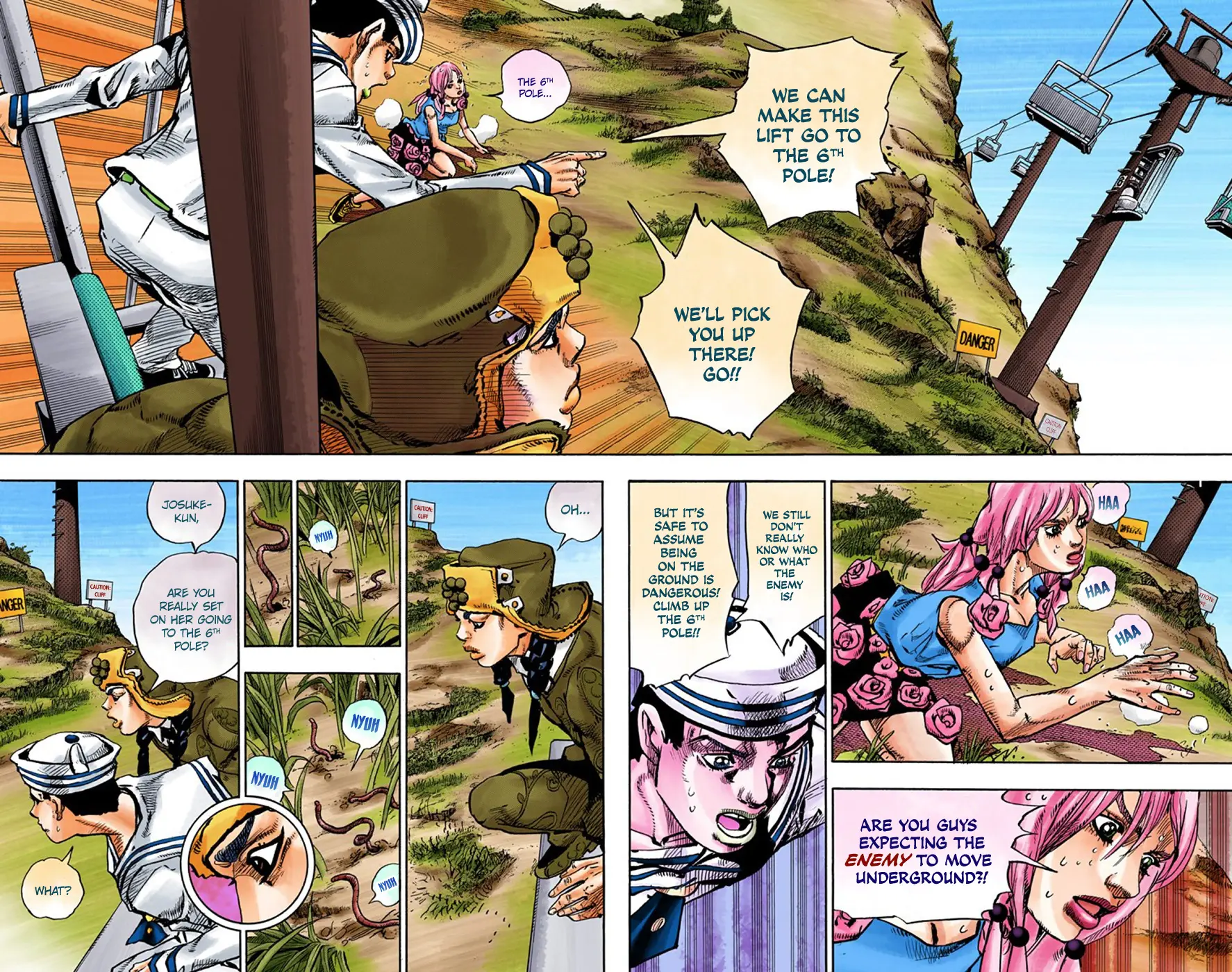 JoJo's Bizarre Adventure, Part 8: JoJolion Colored Manga β Chapter 67 β Page 14