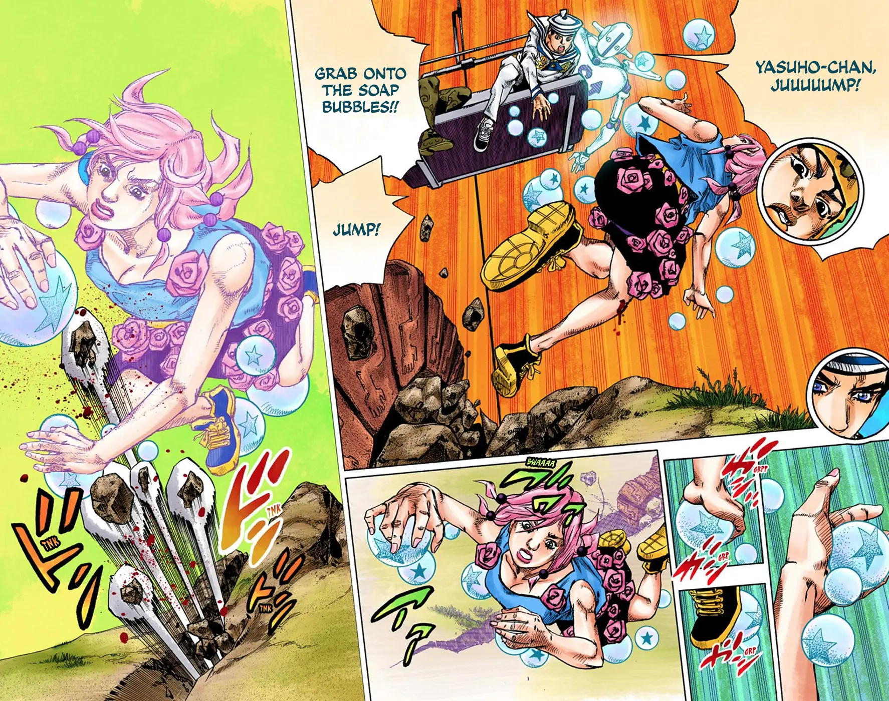 JoJo's Bizarre Adventure, Part 8: JoJolion Colored Manga β Chapter 67 β Page 22
