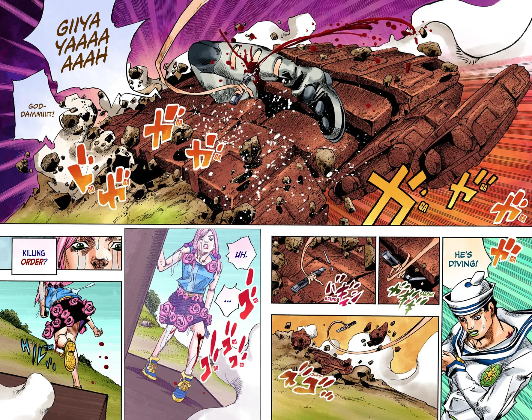 JoJo's Bizarre Adventure, Part 8: JoJolion Colored Manga — Chapter 68 — Page 9