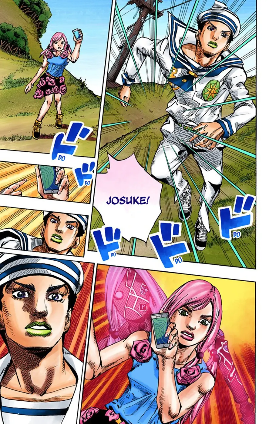 JoJo's Bizarre Adventure, Part 8: JoJolion Colored Manga — Chapter 68 — Page 17
