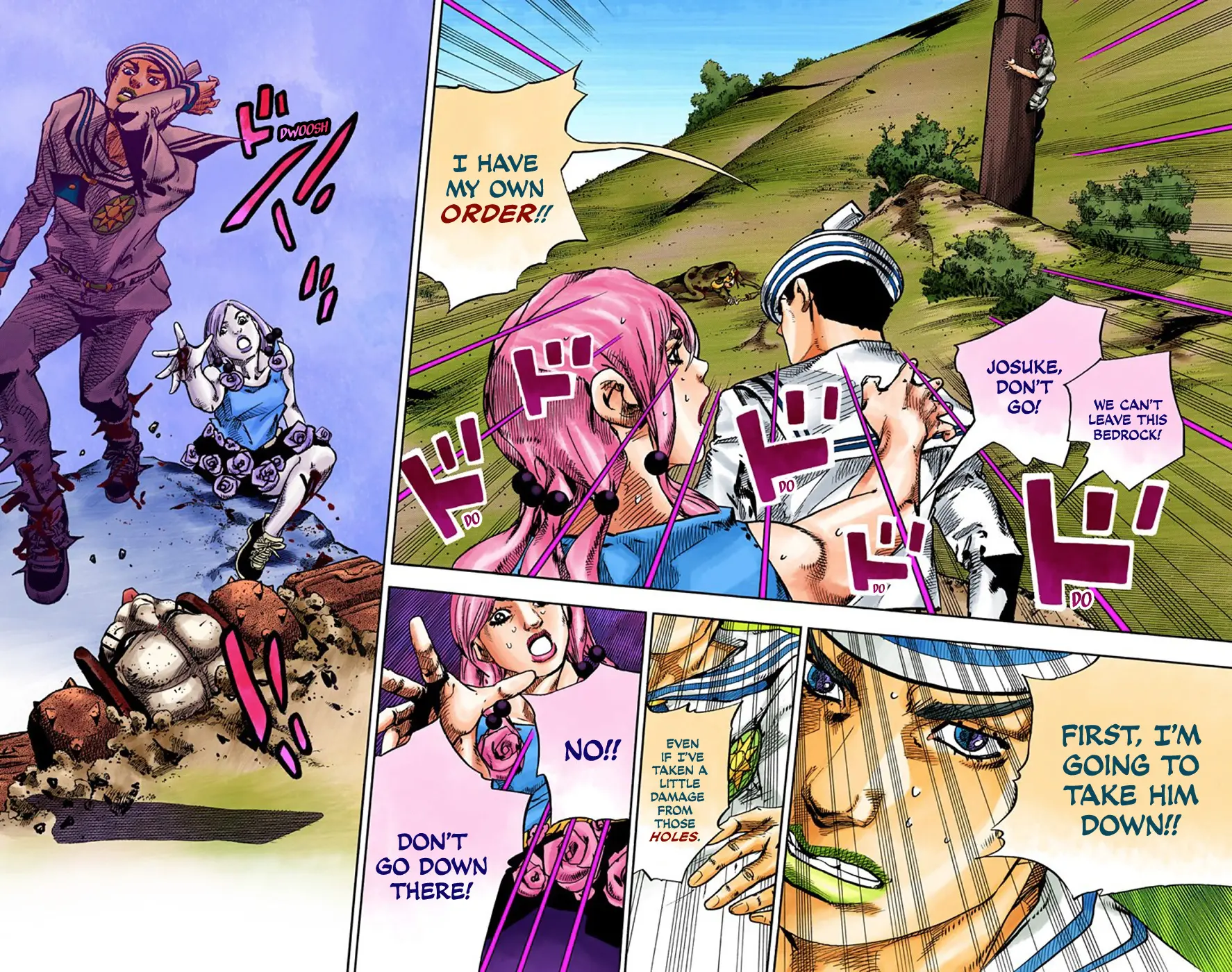 JoJo's Bizarre Adventure, Part 8: JoJolion Colored Manga — Chapter 69 — Page 16