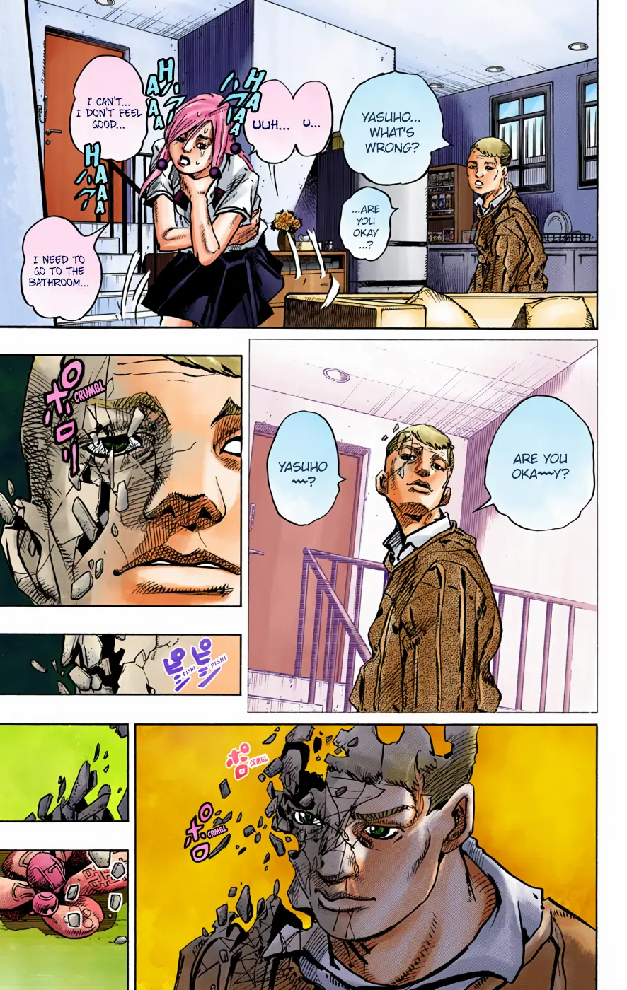 JoJo's Bizarre Adventure, Part 8: JoJolion Colored Manga β Chapter 71 β Page 35