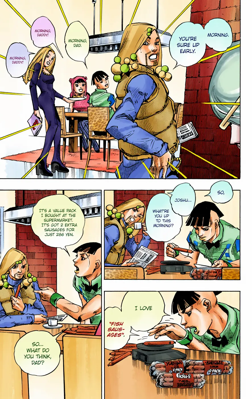 JoJo's Bizarre Adventure, Part 8: JoJolion Colored Manga β Chapter 72 β Page 3
