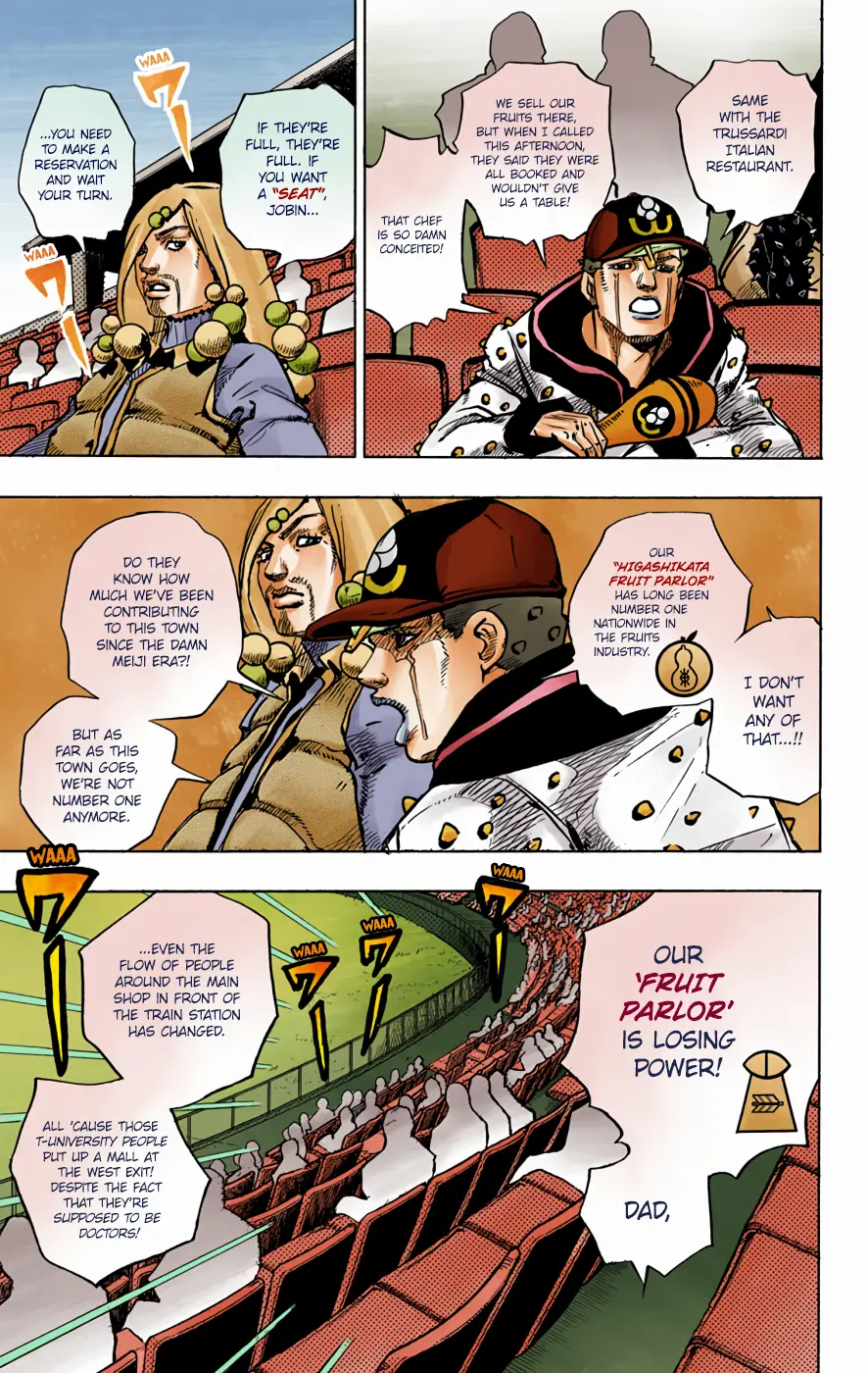 JoJo's Bizarre Adventure, Part 8: JoJolion Colored Manga β Chapter 72 β Page 7