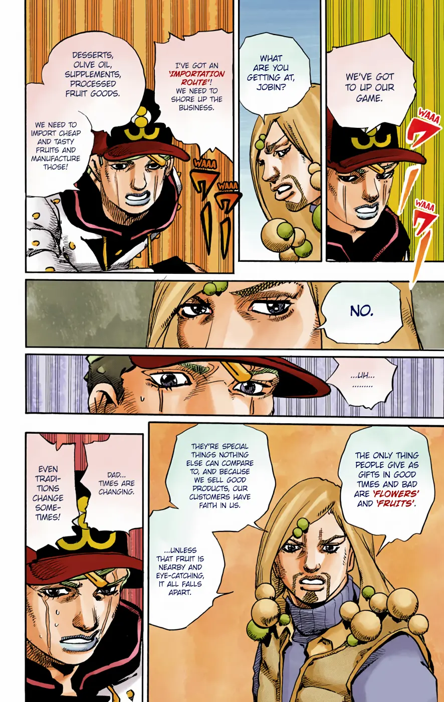 JoJo's Bizarre Adventure, Part 8: JoJolion Colored Manga β Chapter 72 β Page 8