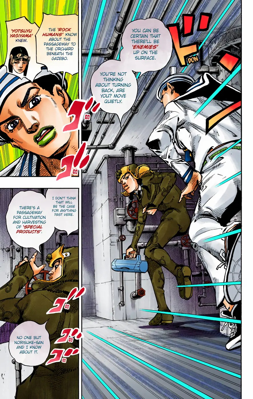 JoJo's Bizarre Adventure, Part 8: JoJolion Colored Manga β Chapter 72 β Page 14