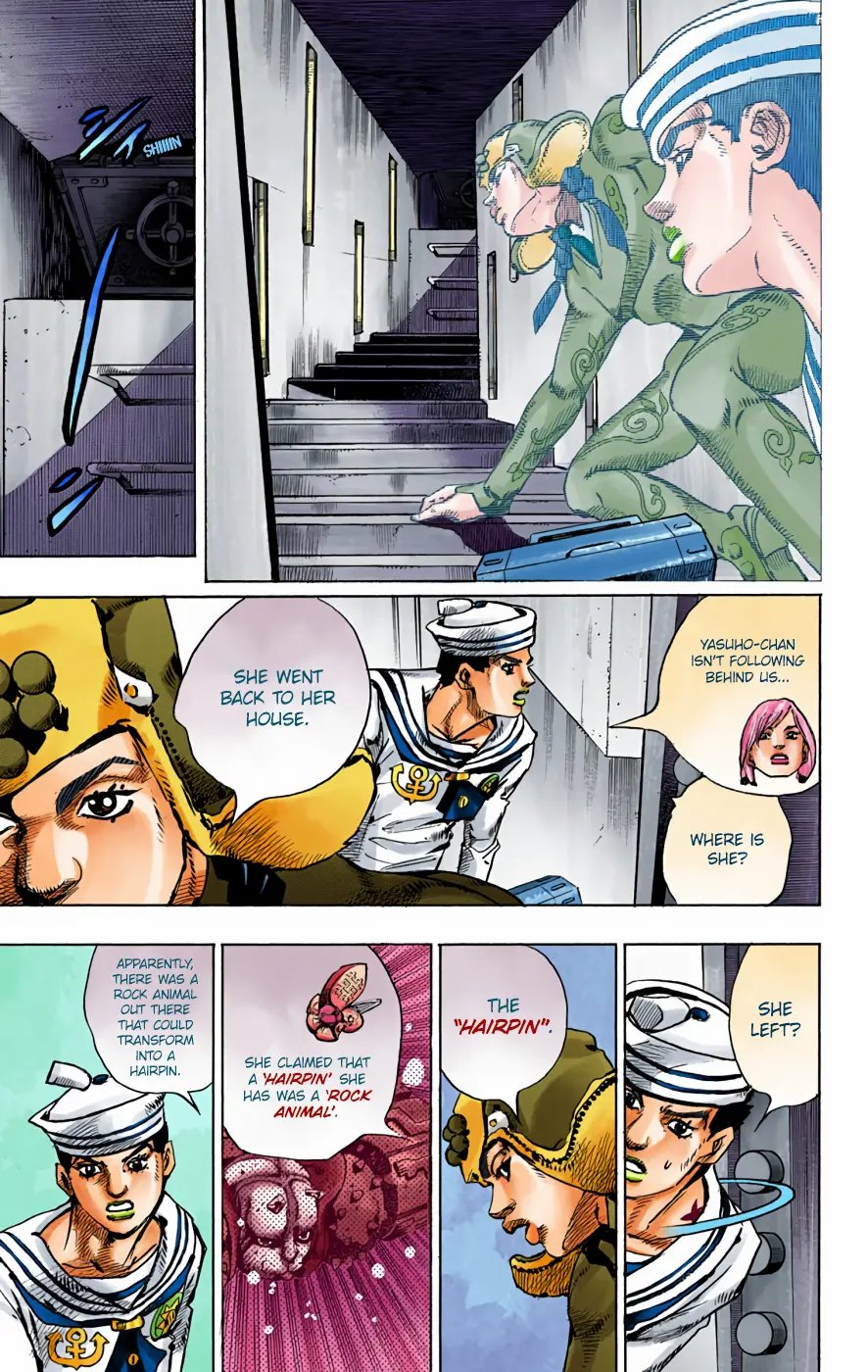 JoJo's Bizarre Adventure, Part 8: JoJolion Colored Manga β Chapter 72 β Page 16