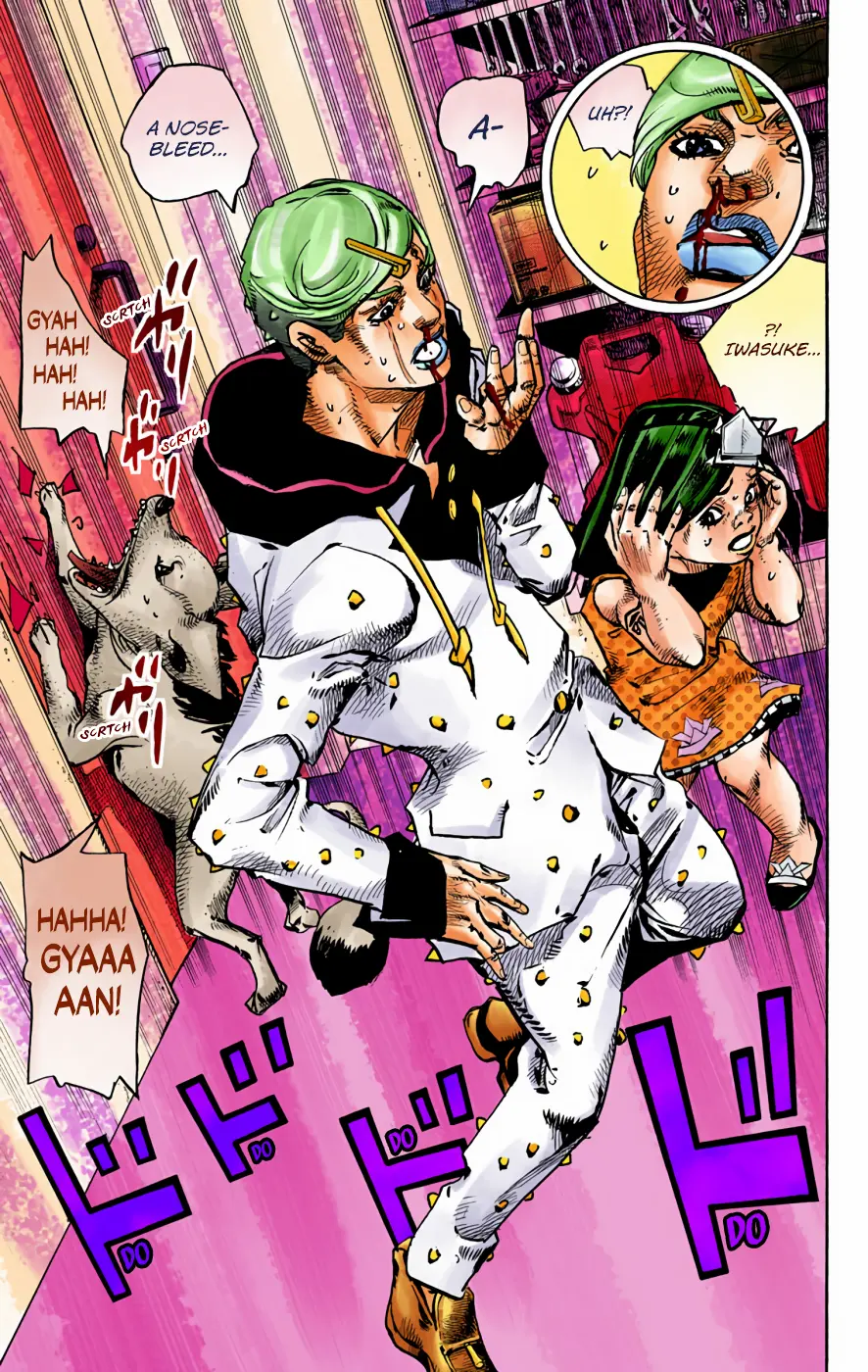 JoJo's Bizarre Adventure, Part 8: JoJolion Colored Manga β Chapter 72 β Page 34