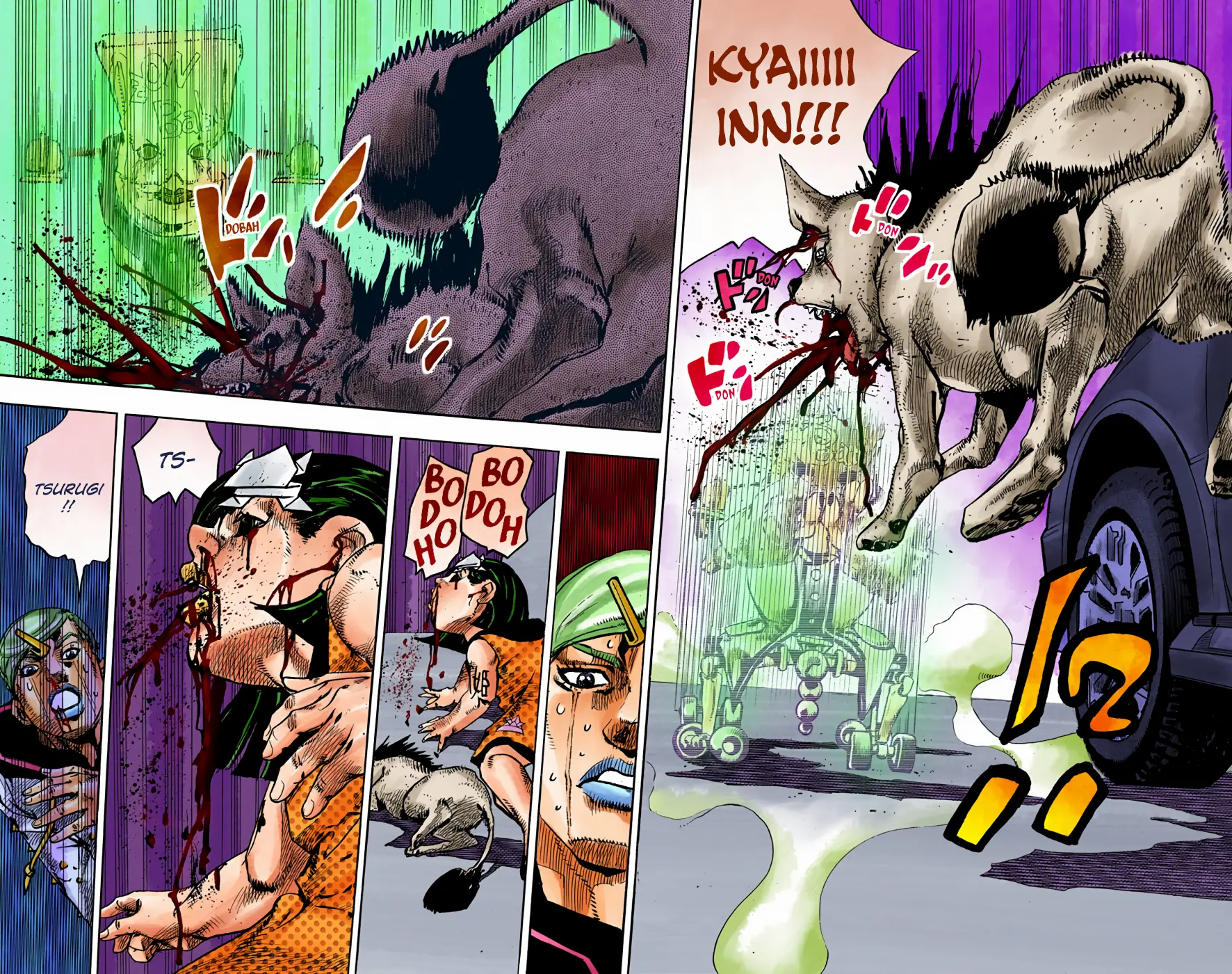 JoJo's Bizarre Adventure, Part 8: JoJolion Colored Manga β Chapter 72 β Page 36