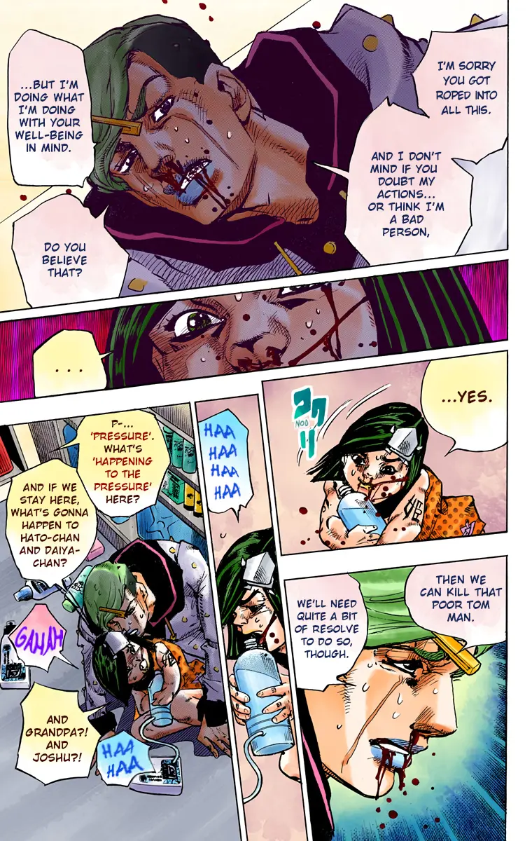 JoJo's Bizarre Adventure, Part 8: JoJolion Colored Manga β Chapter 74 β Page 5