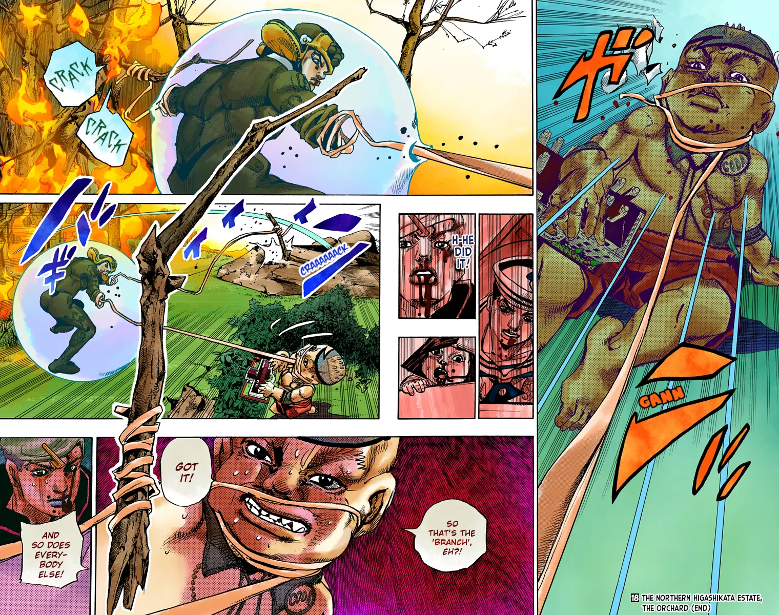 JoJo's Bizarre Adventure, Part 8: JoJolion Colored Manga β Chapter 74 β Page 38