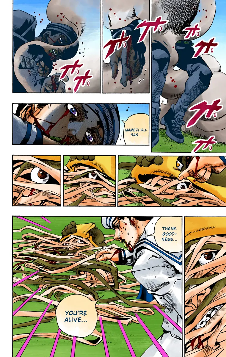 JoJo's Bizarre Adventure, Part 8: JoJolion Colored Manga β Chapter 76 β Page 37