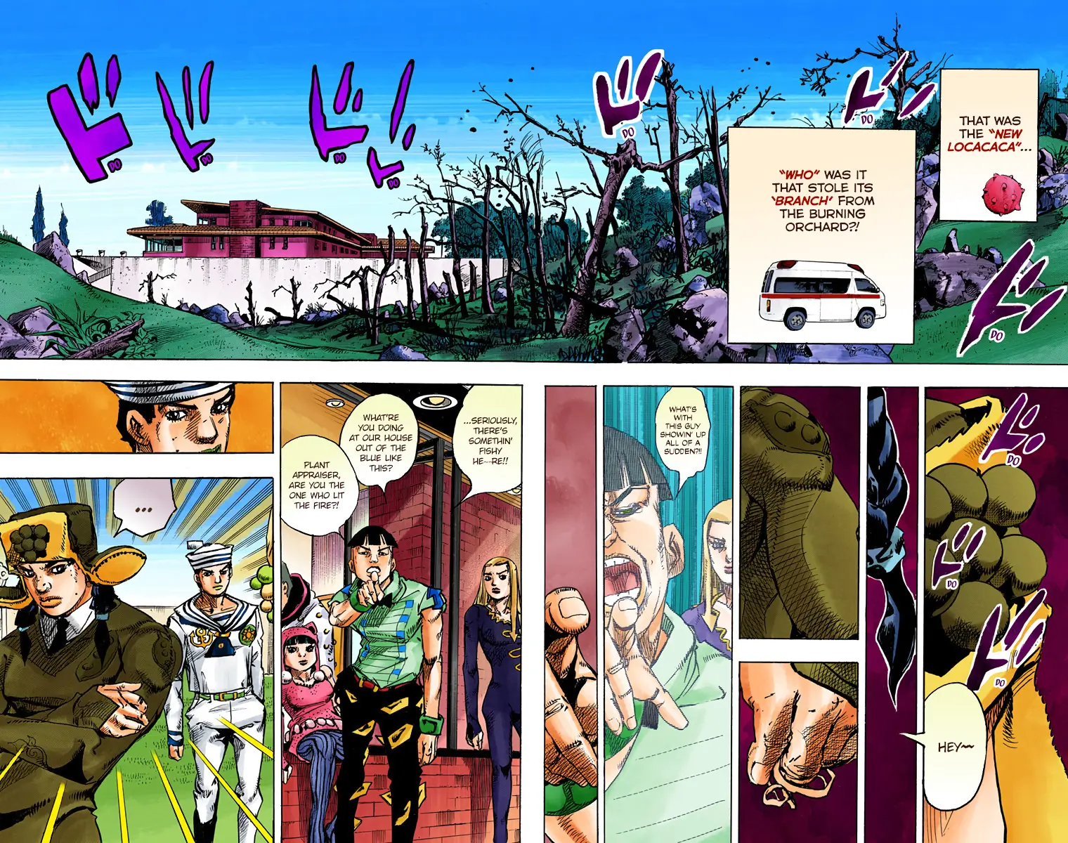 JoJo's Bizarre Adventure, Part 8: JoJolion Colored Manga β Chapter 77 β Page 4