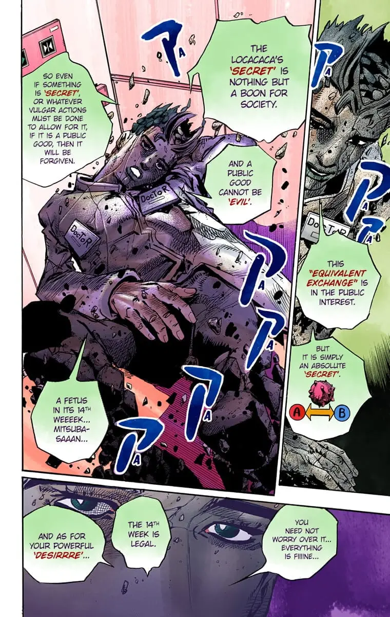 JoJo's Bizarre Adventure, Part 8: JoJolion Colored Manga β Chapter 81 β Page 6