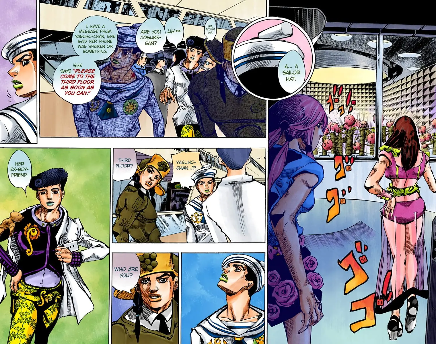 JoJo's Bizarre Adventure, Part 8: JoJolion Colored Manga β Chapter 81 β Page 38