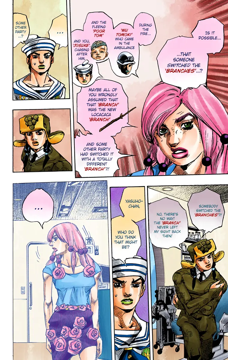 JoJo's Bizarre Adventure, Part 8: JoJolion Colored Manga β Chapter 82 β Page 34