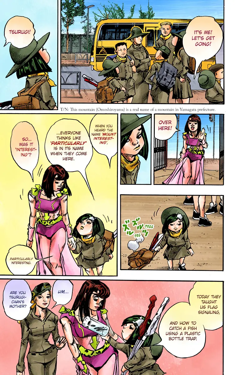 JoJo's Bizarre Adventure, Part 8: JoJolion Colored Manga β Chapter 83 β Page 34