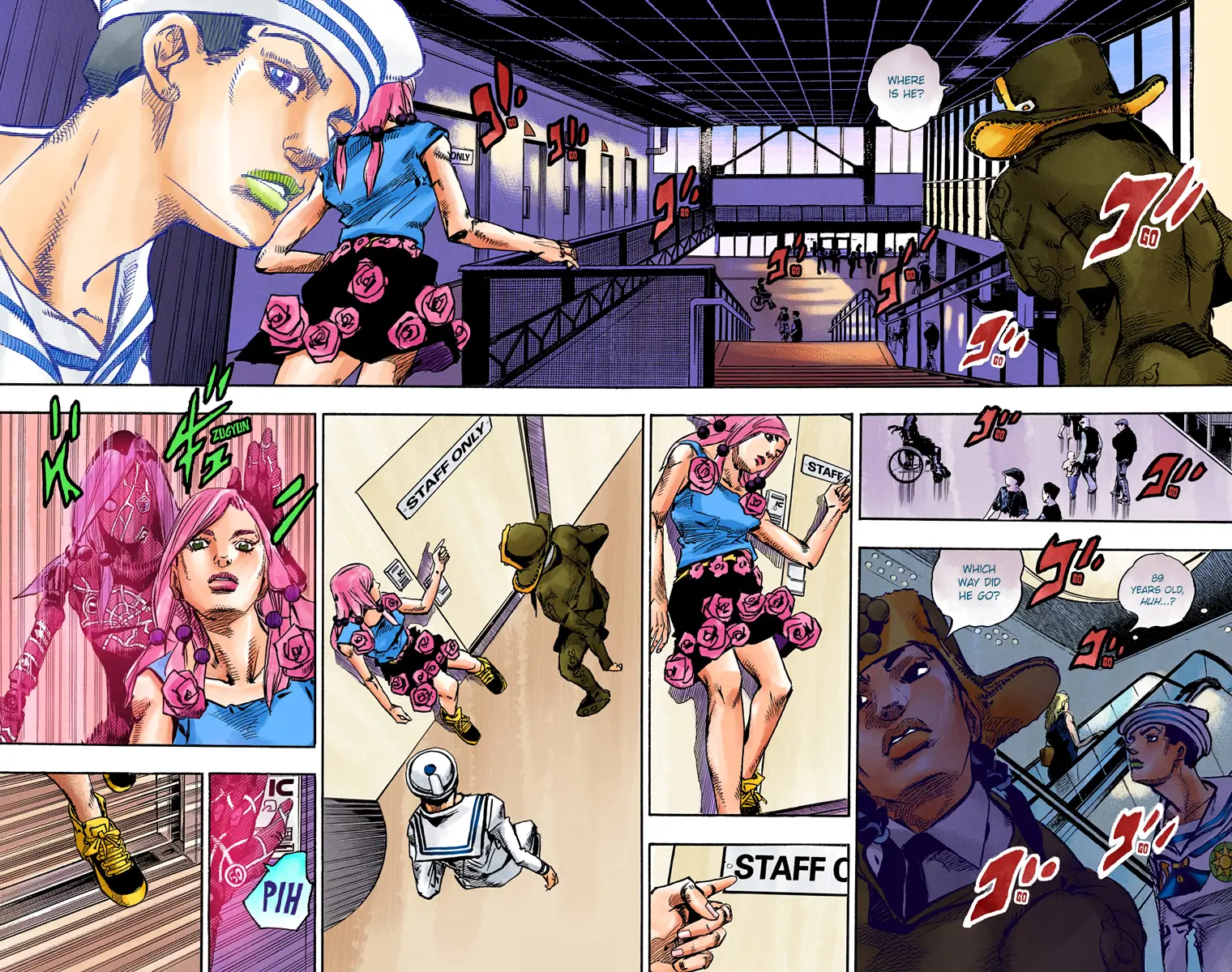 JoJo's Bizarre Adventure, Part 8: JoJolion Colored Manga β Chapter 84 β Page 15