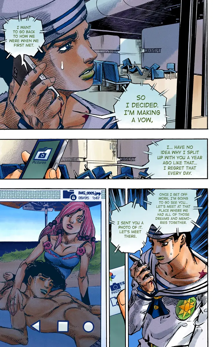 JoJo's Bizarre Adventure, Part 8: JoJolion Colored Manga β Chapter 85 β Page 35