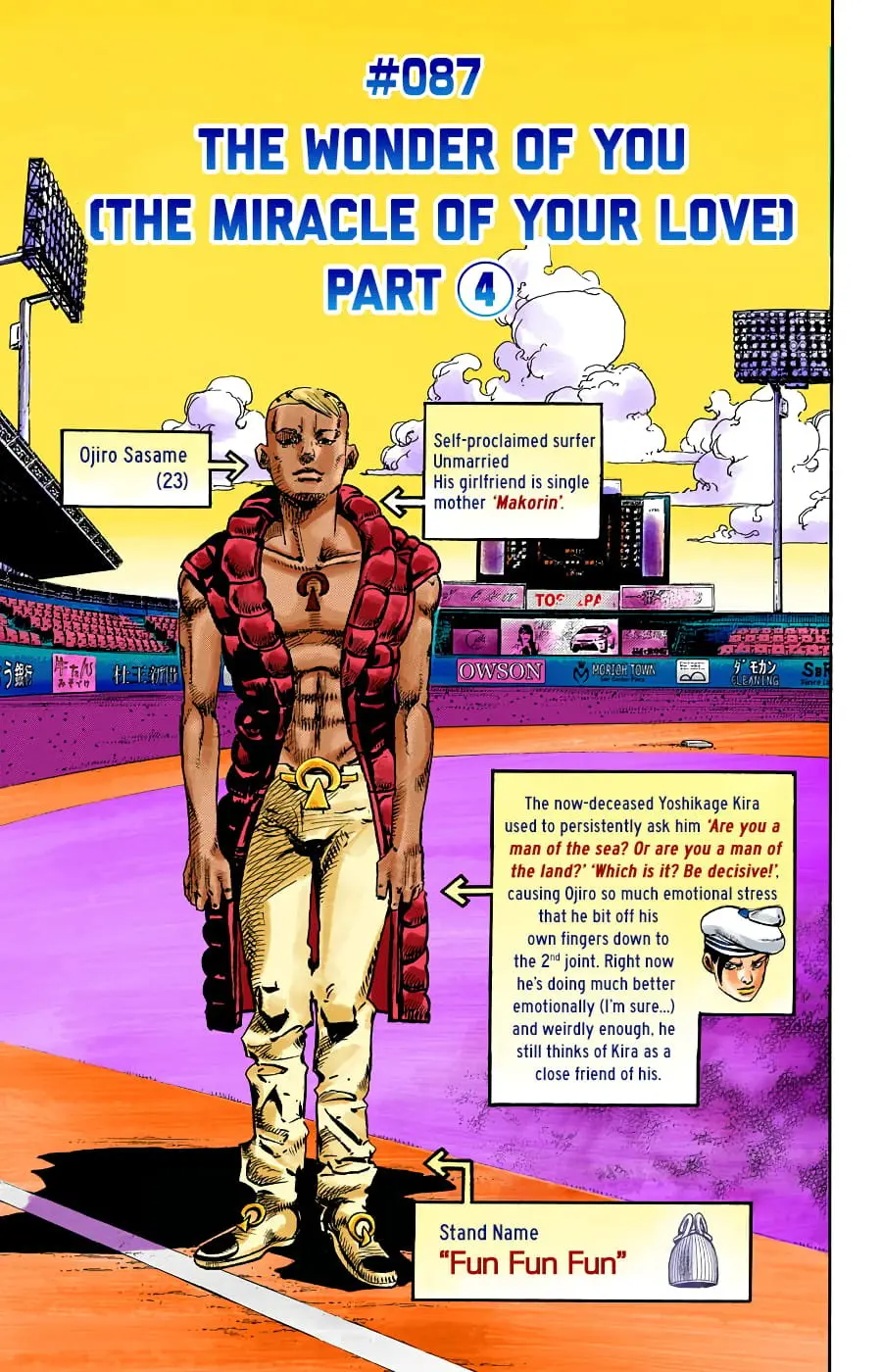 JoJo's Bizarre Adventure, Part 8: JoJolion Colored Manga β Chapter 87 β Page 6