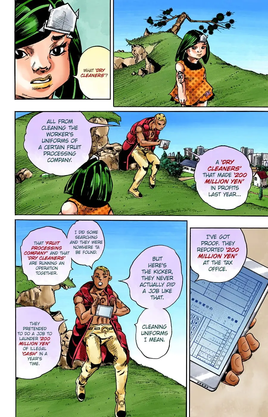 JoJo's Bizarre Adventure, Part 8: JoJolion Colored Manga β Chapter 87 β Page 20