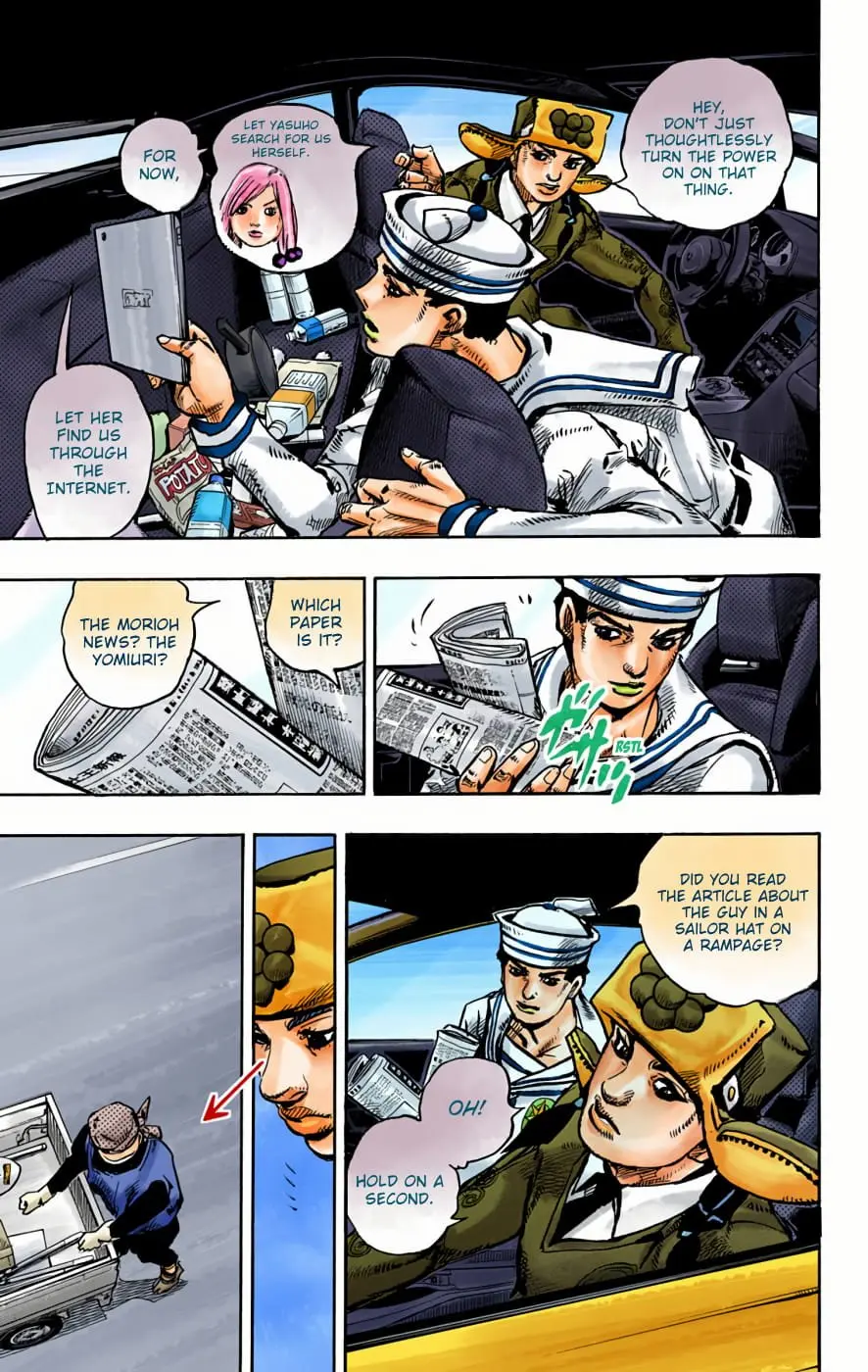 JoJo's Bizarre Adventure, Part 8: JoJolion Colored Manga β Chapter 89 β Page 8
