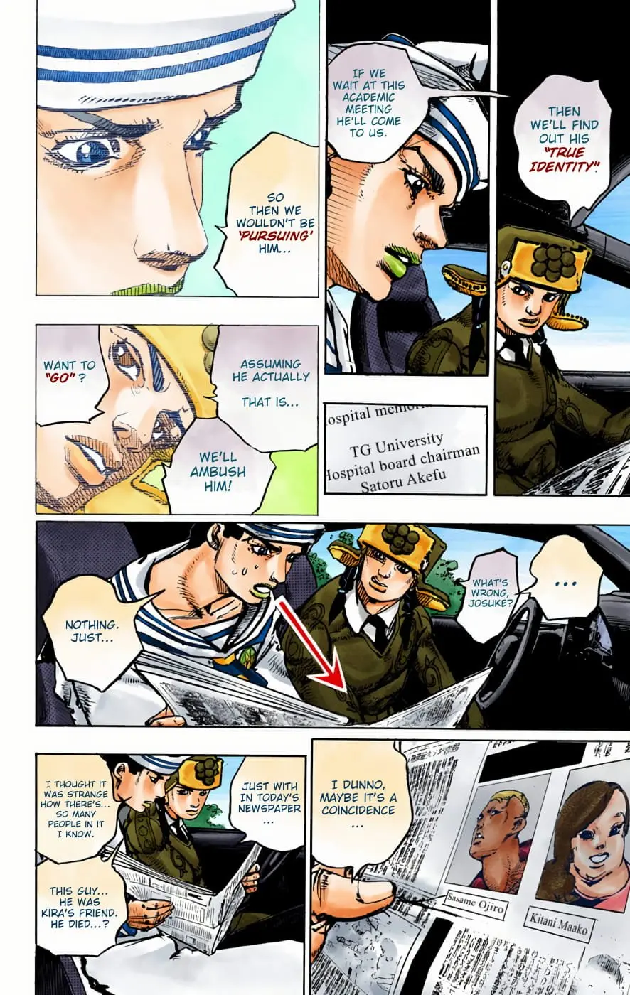 JoJo's Bizarre Adventure, Part 8: JoJolion Colored Manga β Chapter 89 β Page 12