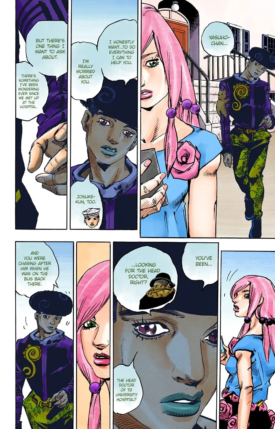 JoJo's Bizarre Adventure, Part 8: JoJolion Colored Manga β Chapter 90 β Page 28