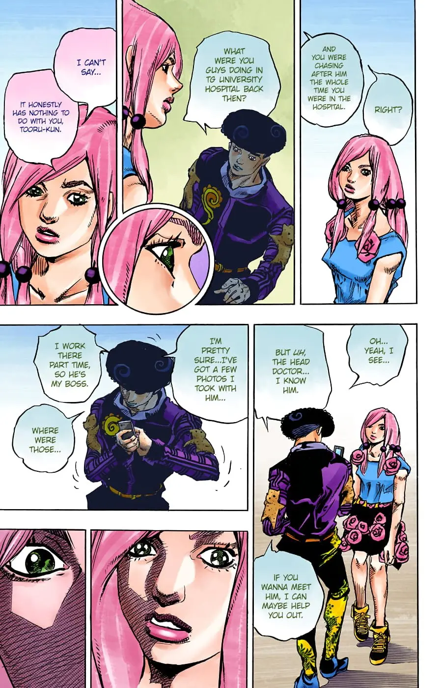 JoJo's Bizarre Adventure, Part 8: JoJolion Colored Manga β Chapter 90 β Page 29