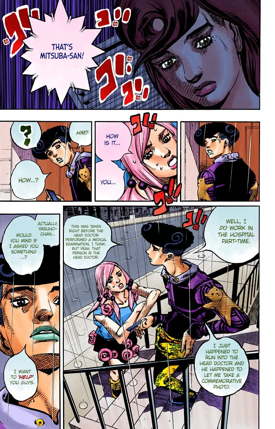 JoJo's Bizarre Adventure, Part 8: JoJolion Colored Manga β Chapter 91 β Page 8