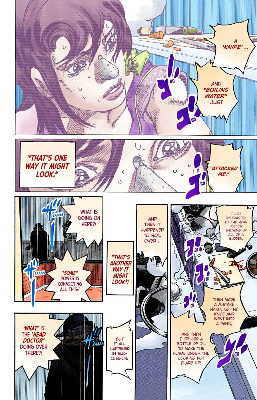 JoJo's Bizarre Adventure, Part 8: JoJolion Colored Manga β Chapter 91 β Page 27