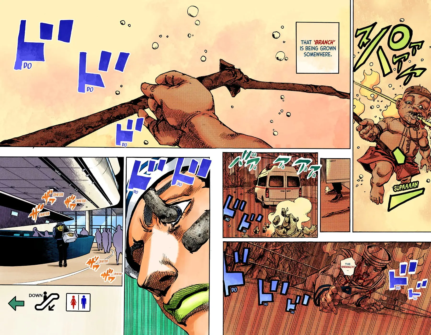 JoJo's Bizarre Adventure, Part 8: JoJolion Colored Manga β Chapter 93 β Page 2