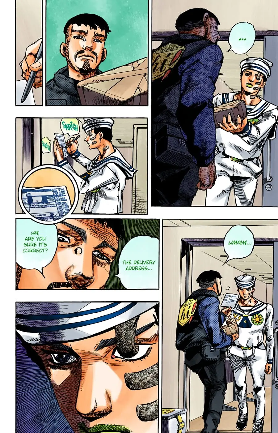 JoJo's Bizarre Adventure, Part 8: JoJolion Colored Manga β Chapter 93 β Page 5