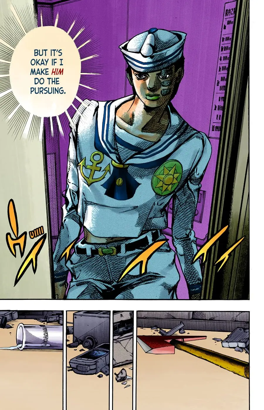 JoJo's Bizarre Adventure, Part 8: JoJolion Colored Manga β Chapter 93 β Page 8