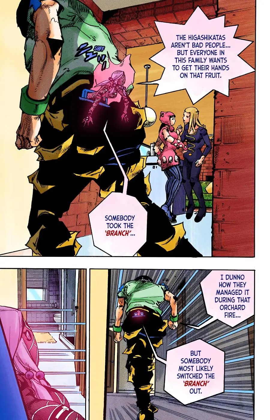 JoJo's Bizarre Adventure, Part 8: JoJolion Colored Manga β Chapter 93 β Page 14