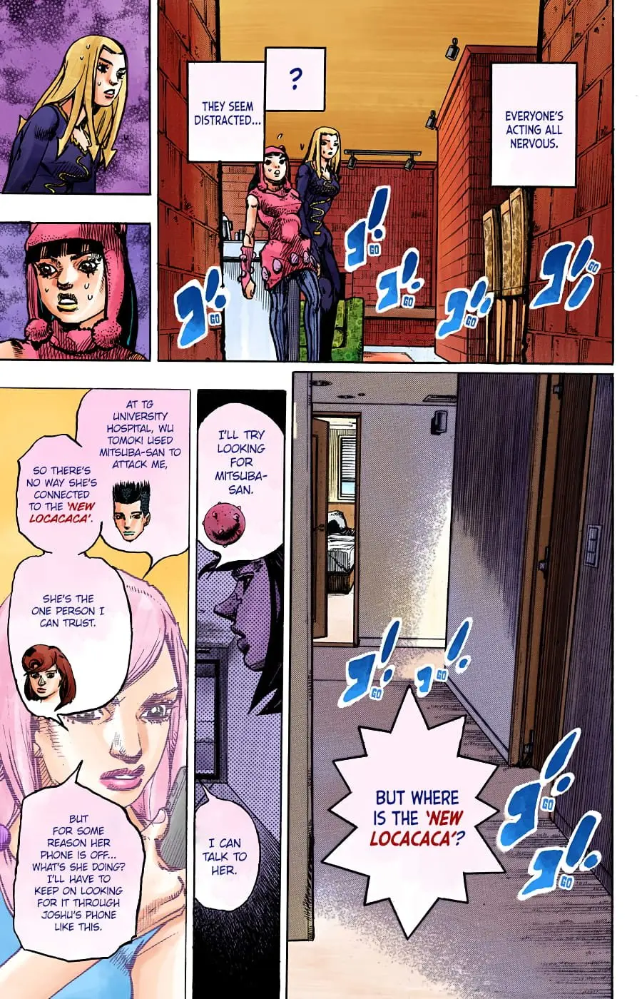 JoJo's Bizarre Adventure, Part 8: JoJolion Colored Manga β Chapter 93 β Page 18