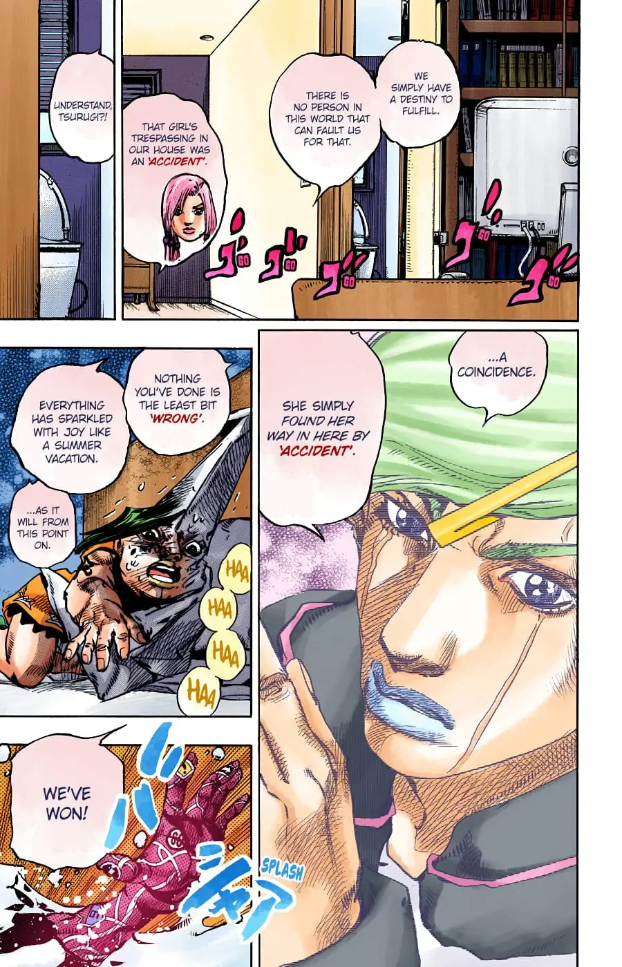 JoJo's Bizarre Adventure, Part 8: JoJolion Colored Manga β Chapter 94 β Page 4