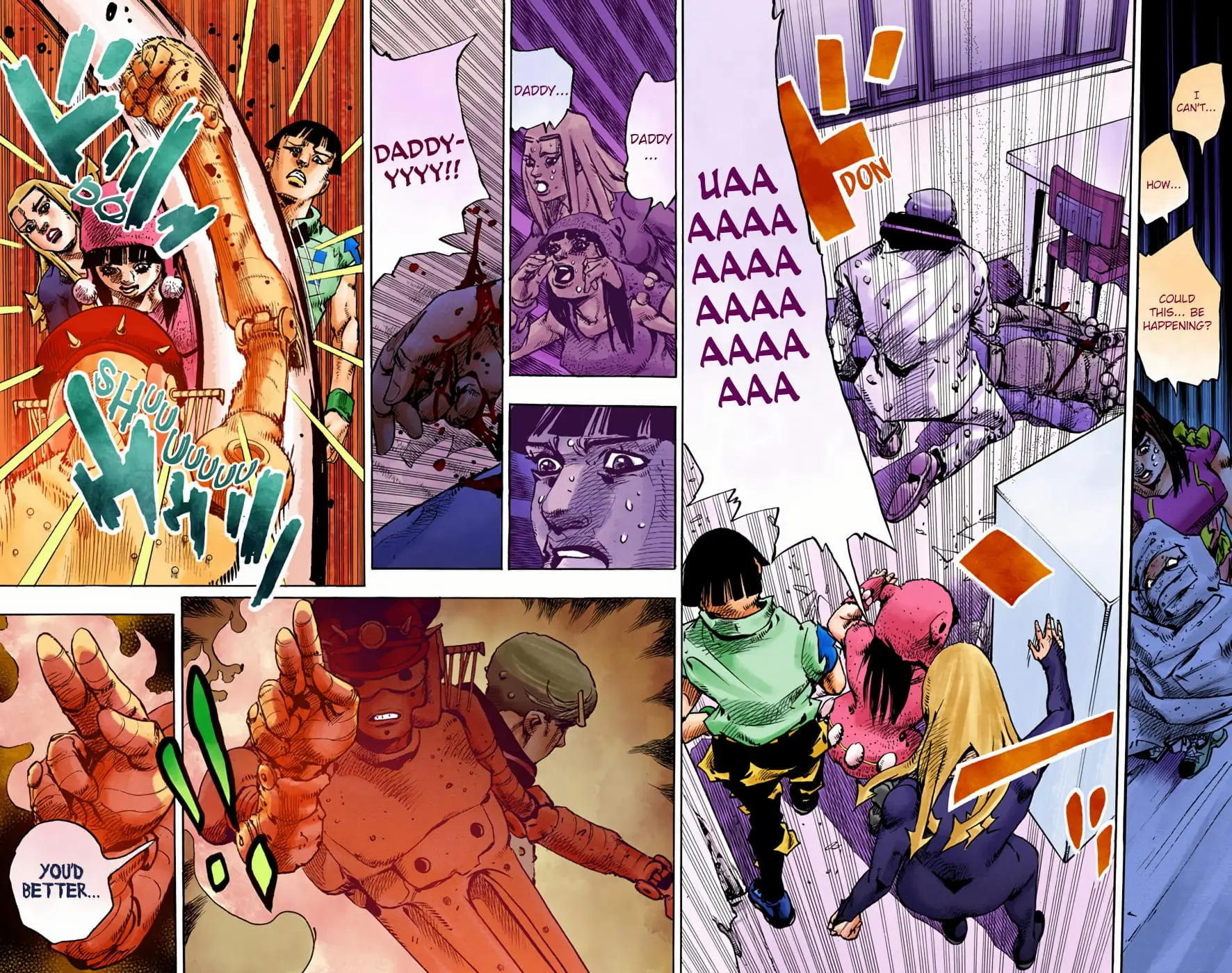 JoJo's Bizarre Adventure, Part 8: JoJolion Colored Manga β Chapter 95 β Page 36