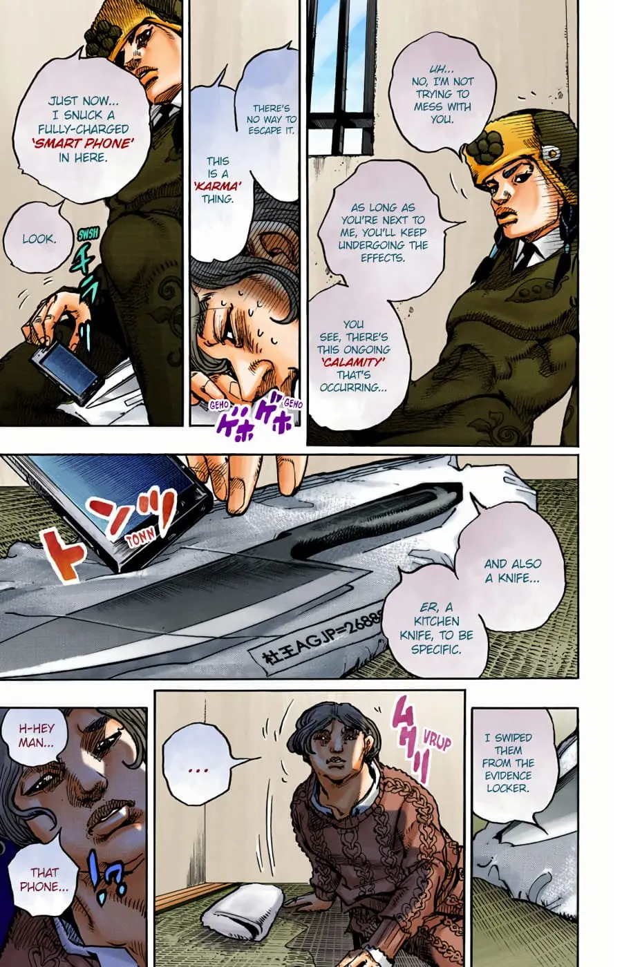 JoJo's Bizarre Adventure, Part 8: JoJolion Colored Manga β Chapter 96 β Page 5