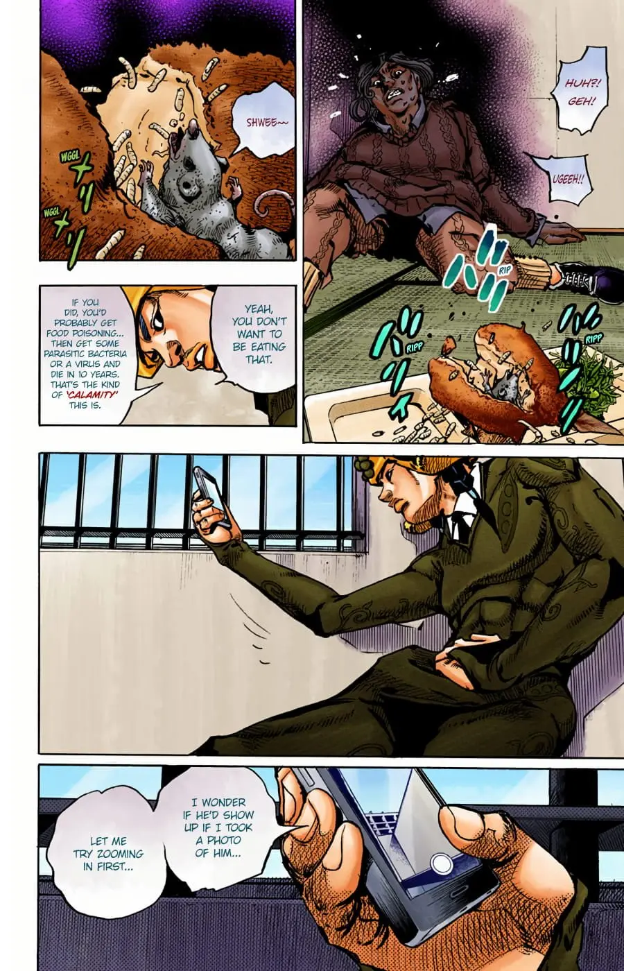 JoJo's Bizarre Adventure, Part 8: JoJolion Colored Manga β Chapter 96 β Page 12
