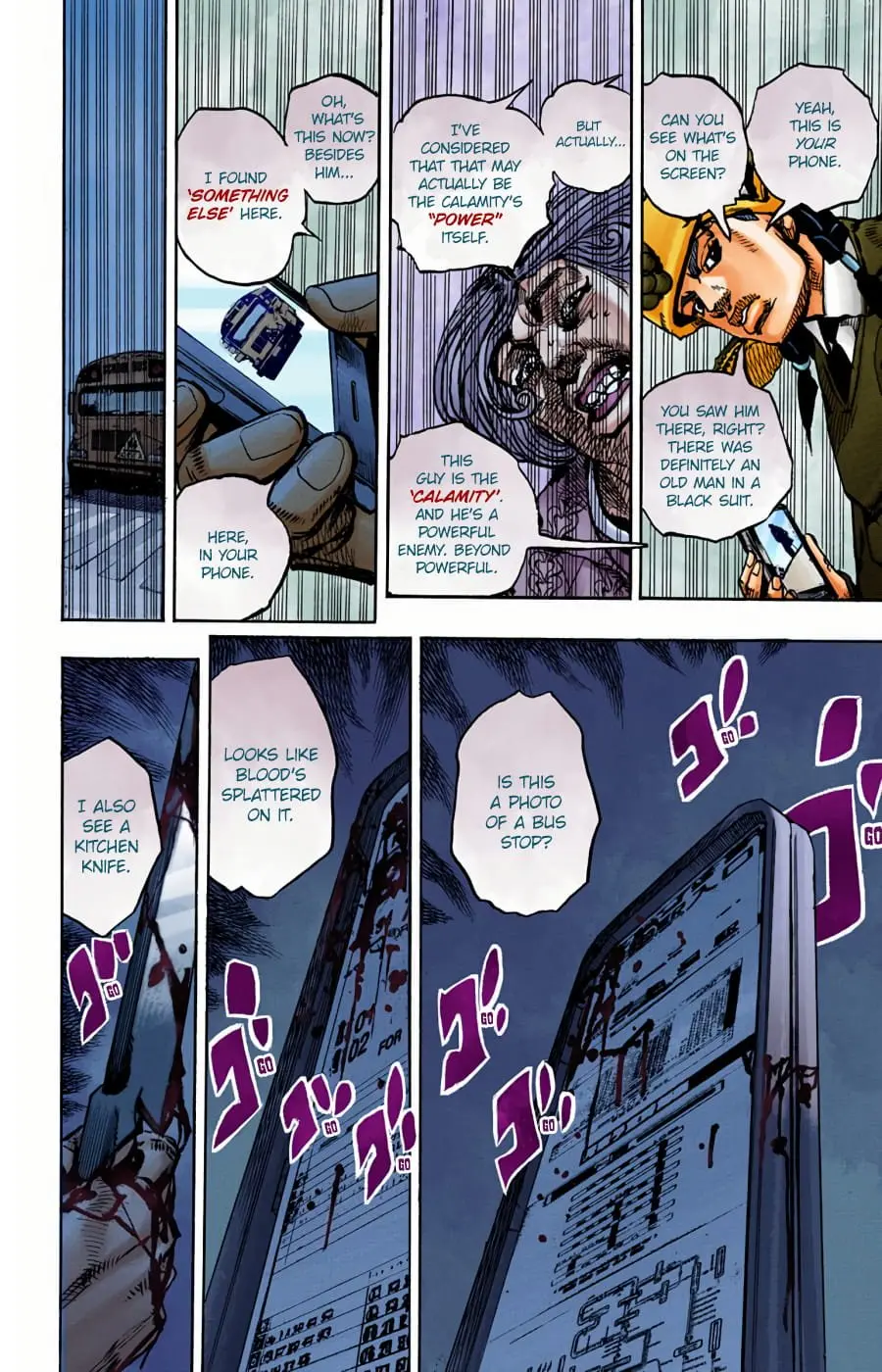 JoJo's Bizarre Adventure, Part 8: JoJolion Colored Manga β Chapter 96 β Page 14