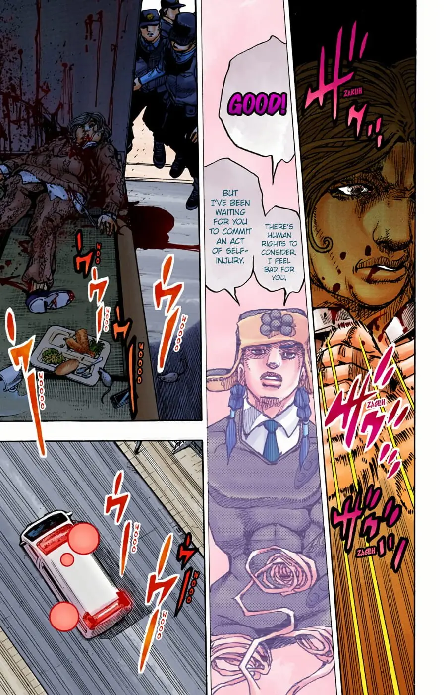 JoJo's Bizarre Adventure, Part 8: JoJolion Colored Manga β Chapter 96 β Page 17