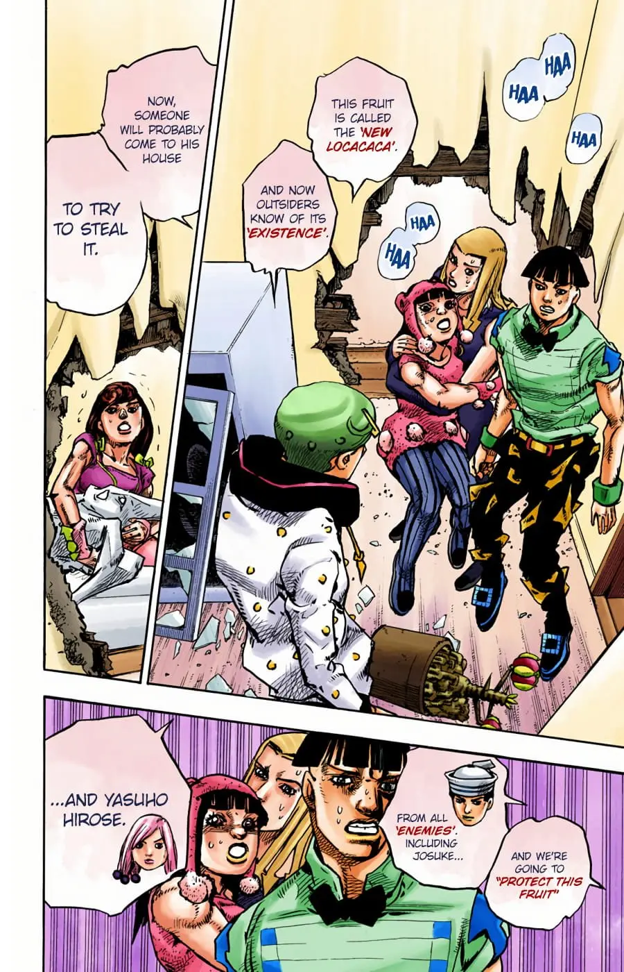JoJo's Bizarre Adventure, Part 8: JoJolion Colored Manga β Chapter 96 β Page 28