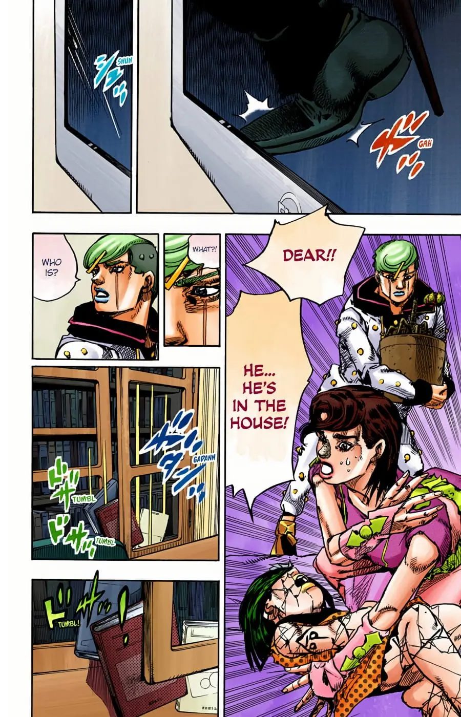 JoJo's Bizarre Adventure, Part 8: JoJolion Colored Manga β Chapter 96 β Page 35