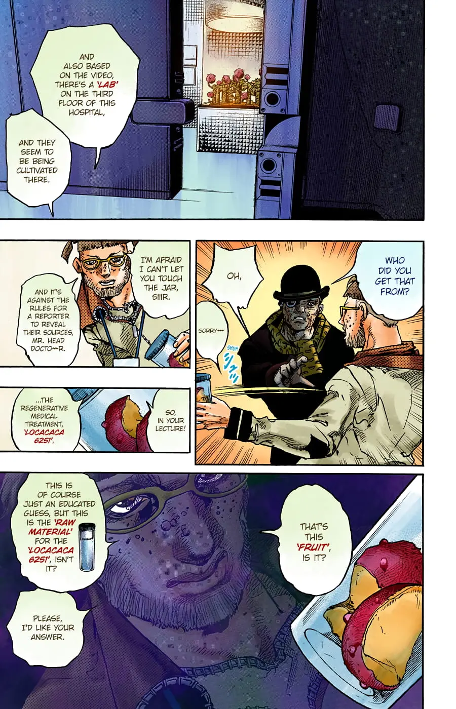 JoJo's Bizarre Adventure, Part 8: JoJolion Colored Manga β Chapter 97 β Page 29