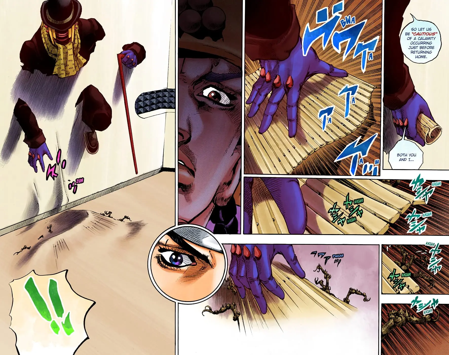 JoJo's Bizarre Adventure, Part 8: JoJolion Colored Manga β Chapter 98 β Page 27
