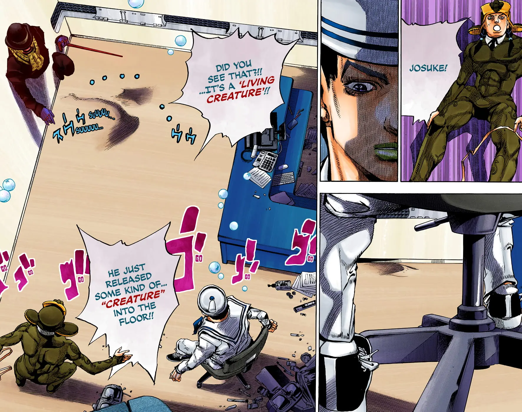 JoJo's Bizarre Adventure, Part 8: JoJolion Colored Manga β Chapter 98 β Page 28