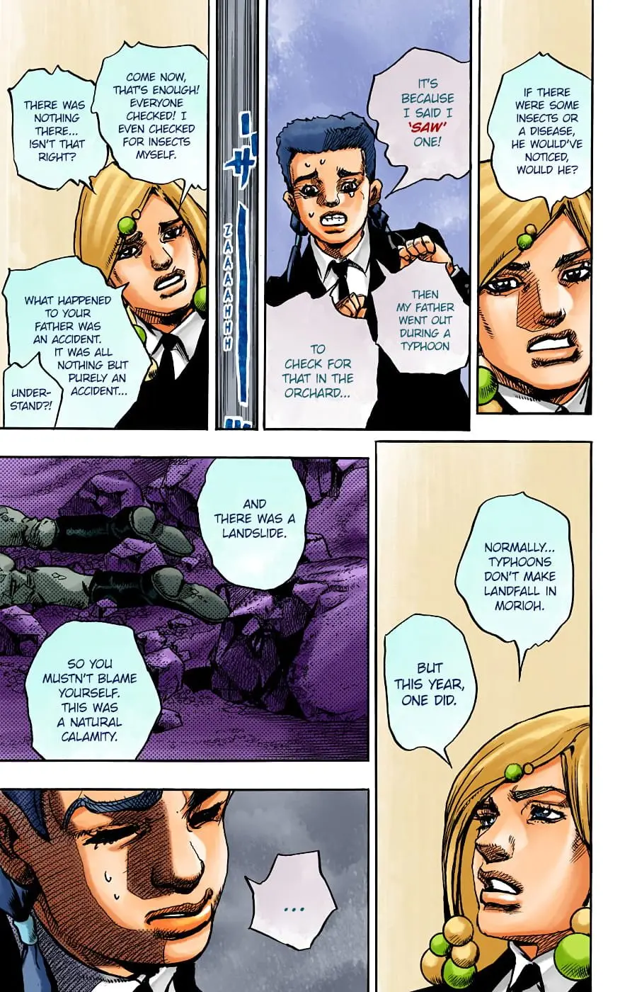 JoJo's Bizarre Adventure, Part 8: JoJolion Colored Manga β Chapter 99 β Page 25